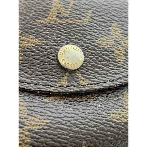 LOUIS VUITTON Monogram Helene Wallet Brown